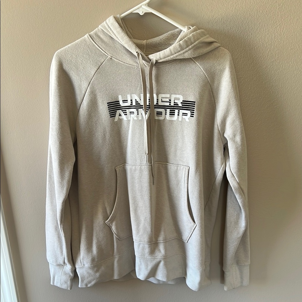 Under Armour Oatmeal Pullover Sweatshirt with Logo